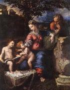 RAFFAELLO Sanzio, Holy Family below the Oak